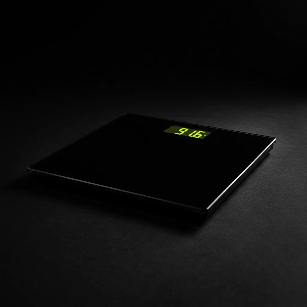 Smart scale with a lime display